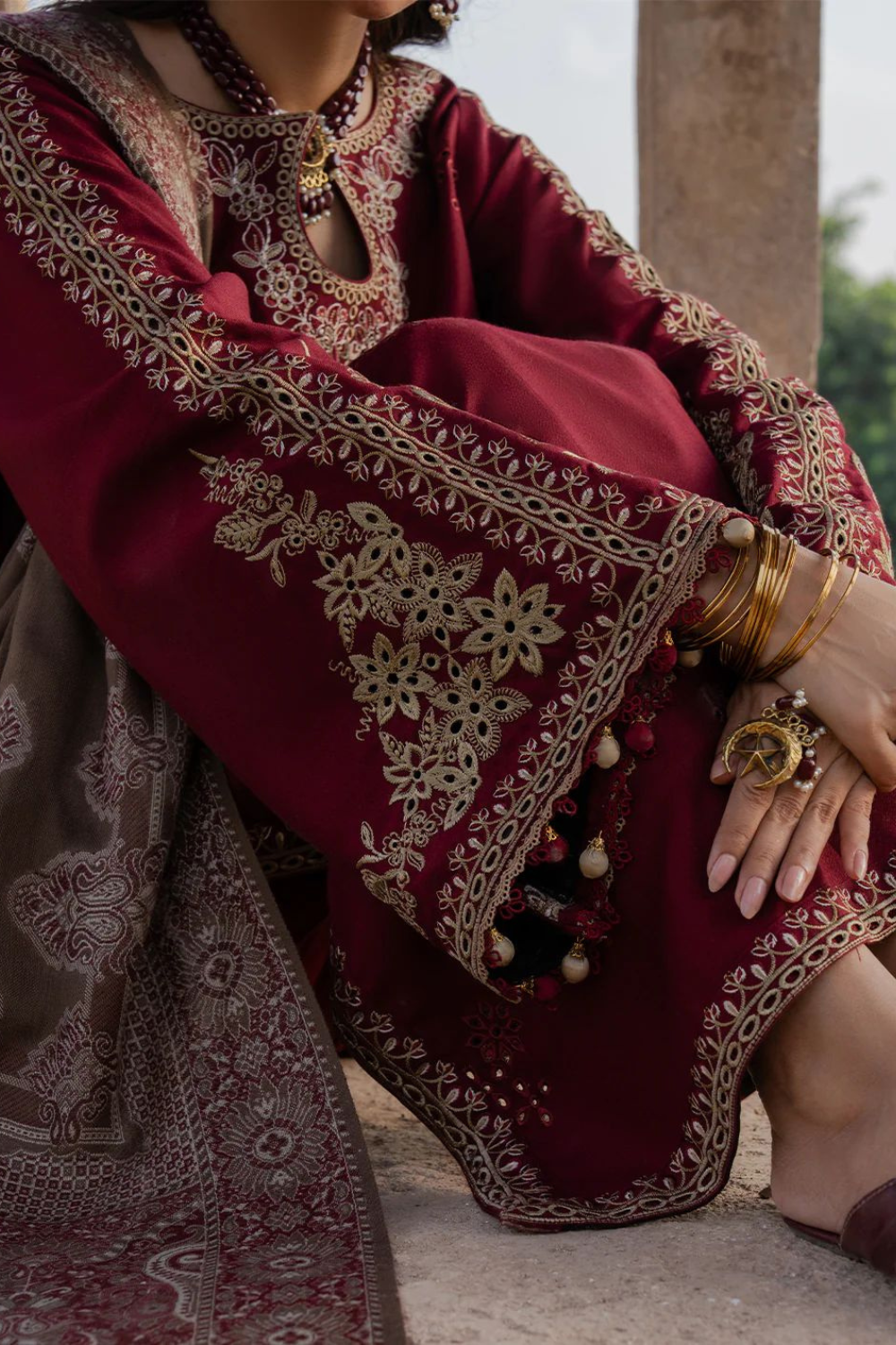 3 PC PREMIUM LAWN EMBROIDERED SUIT OR-1024