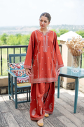 2 PC LAWN EMBROIDERED SUIT OR-1028 OR