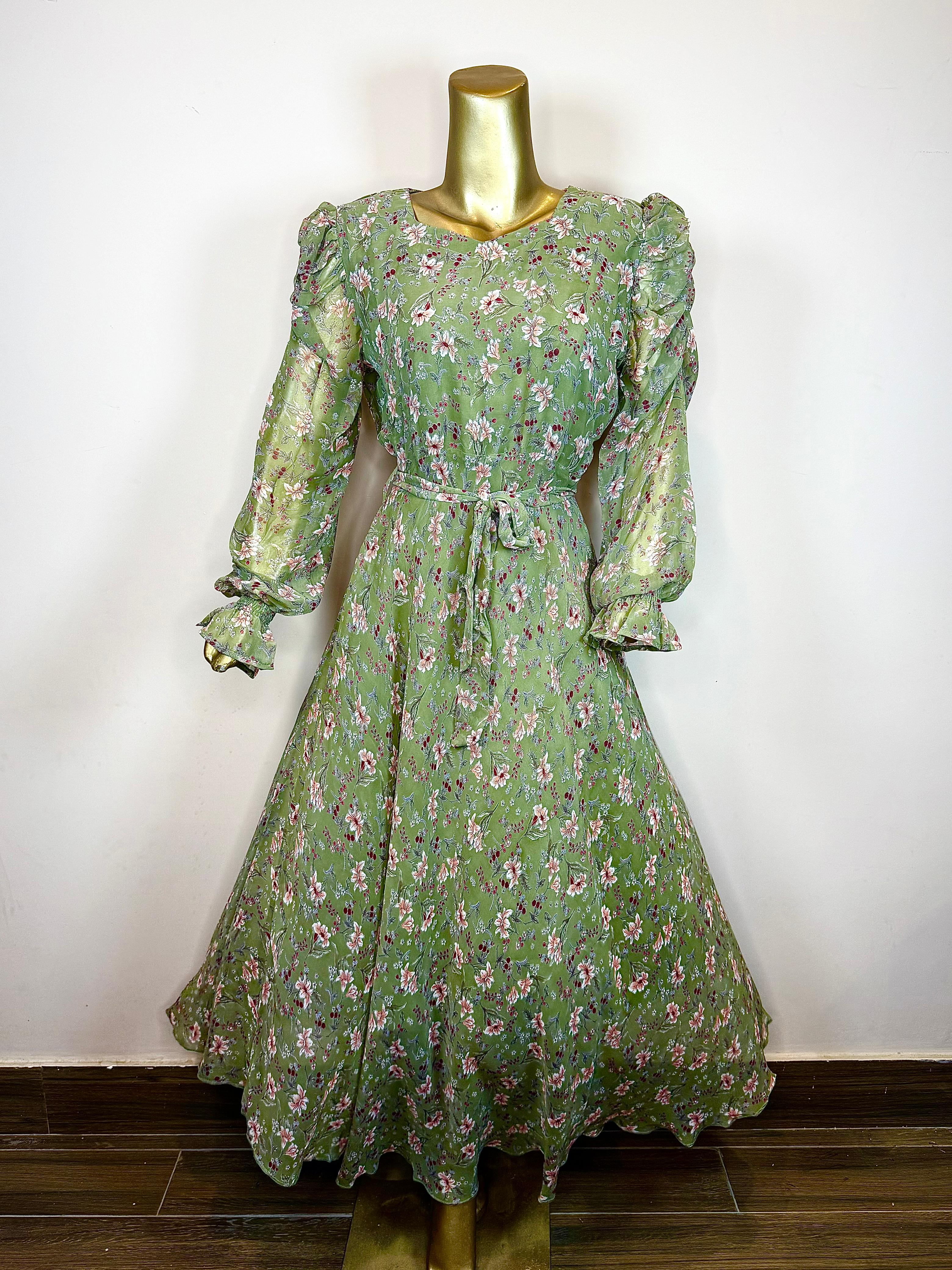 FLORAL LONG FROCK MEXI STYLE
